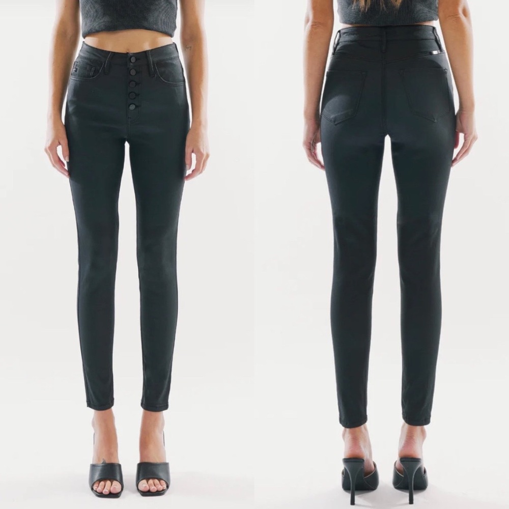 New✨ SOHO •High Rise Faux Leather Ankle Skinny Pants